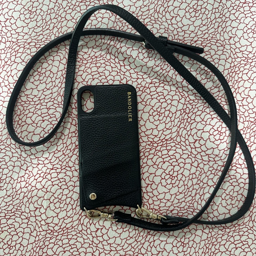 Bandolier phone strap case for iPhone XS
